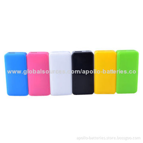Manufacturer wholesale travel power bank, 4,400mAh, 6,000mAh